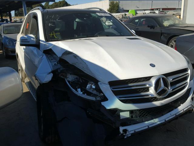 4JGDA5HB0GA771169 - 2016 MERCEDES-BENZ GLE 350 4M WHITE photo 1