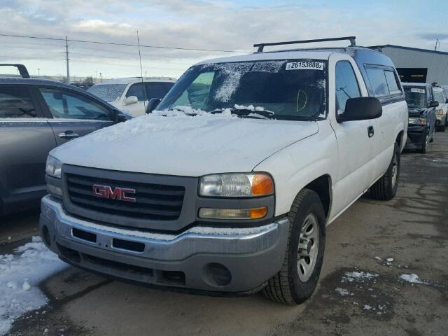 1GTEC14V87E166014 - 2007 GMC NEW SIERRA WHITE photo 2