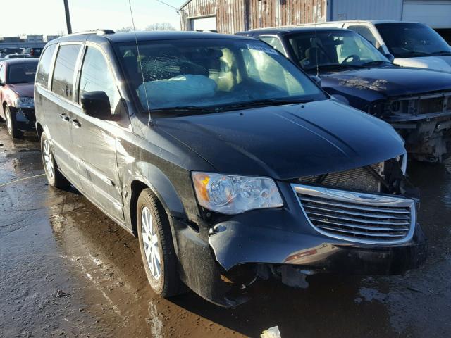 2C4RC1BG8ER325703 - 2014 CHRYSLER TOWN & COU BLACK photo 1