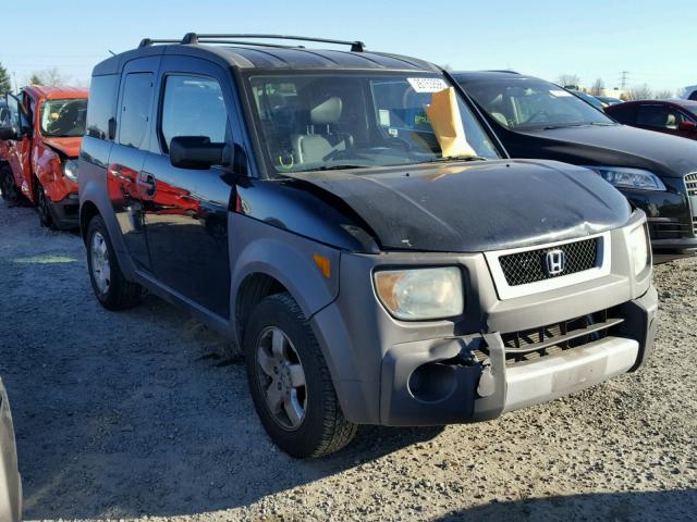 5J6YH28564L007332 - 2004 HONDA ELEMENT EX BLACK photo 1