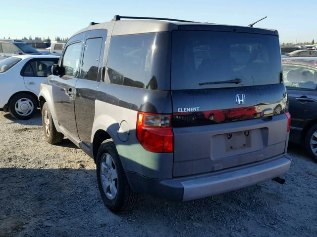 5J6YH28564L007332 - 2004 HONDA ELEMENT EX BLACK photo 3