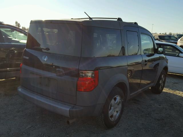 5J6YH28564L007332 - 2004 HONDA ELEMENT EX BLACK photo 4