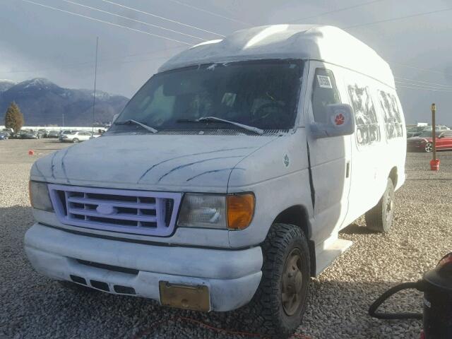 1FTNS24W56DB35910 - 2006 FORD ECONOLINE WHITE photo 2