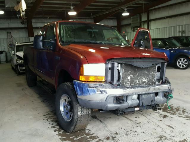 1FTSX31F91EB36379 - 2001 FORD F350 SRW S RED photo 1