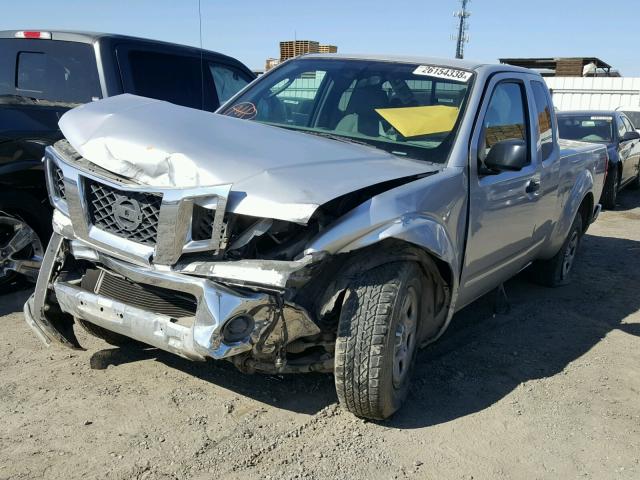 1N6BD0CT8AC413249 - 2010 NISSAN FRONTIER K SILVER photo 2