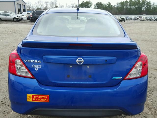 3N1CN7AP1GL824737 - 2016 NISSAN VERSA S BLUE photo 9