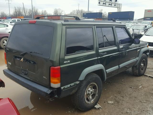 1J4FJ68S0WL190755 - 1998 JEEP CHEROKEE S GREEN photo 4