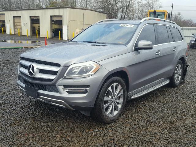 4JGDF7CE4EA414038 - 2014 MERCEDES-BENZ GL 450 4MA GRAY photo 2