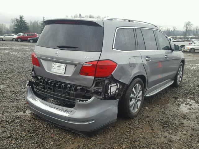 4JGDF7CE4EA414038 - 2014 MERCEDES-BENZ GL 450 4MA GRAY photo 4