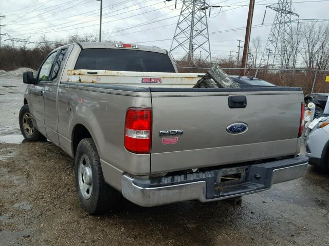 1FTPX12594NB33308 - 2004 FORD F150 BEIGE photo 3