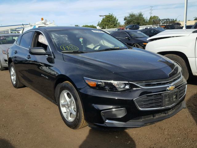 1G1ZB5ST9HF287510 - 2017 CHEVROLET MALIBU LS BLACK photo 1