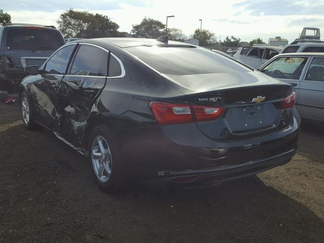 1G1ZB5ST9HF287510 - 2017 CHEVROLET MALIBU LS BLACK photo 3