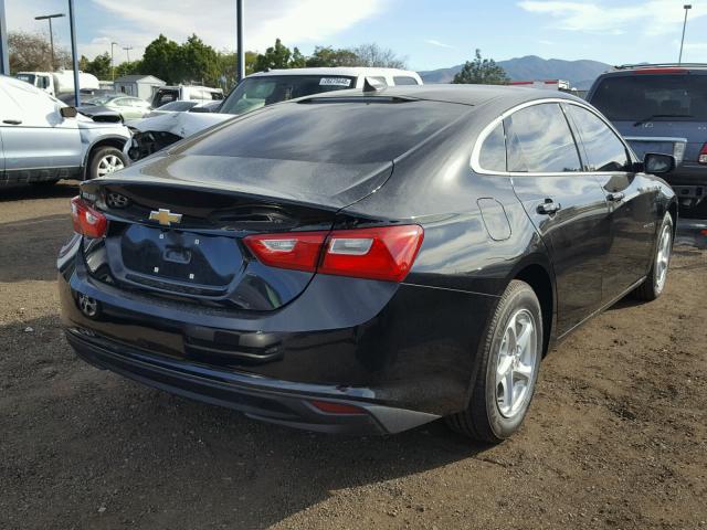 1G1ZB5ST9HF287510 - 2017 CHEVROLET MALIBU LS BLACK photo 4