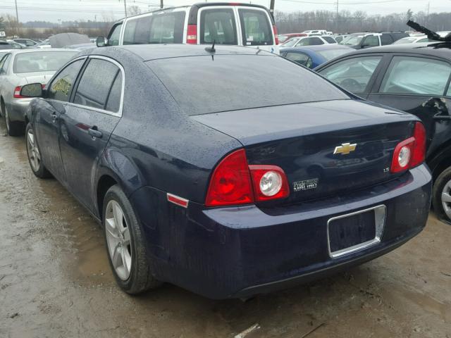 1G1ZG57B494143250 - 2009 CHEVROLET MALIBU LS ლურჯი ფოტო 3