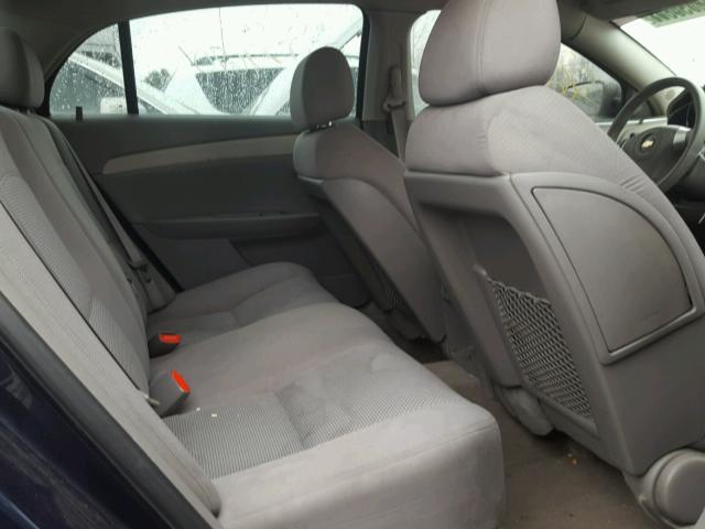 1G1ZG57B494143250 - 2009 CHEVROLET MALIBU LS ლურჯი ფოტო 6