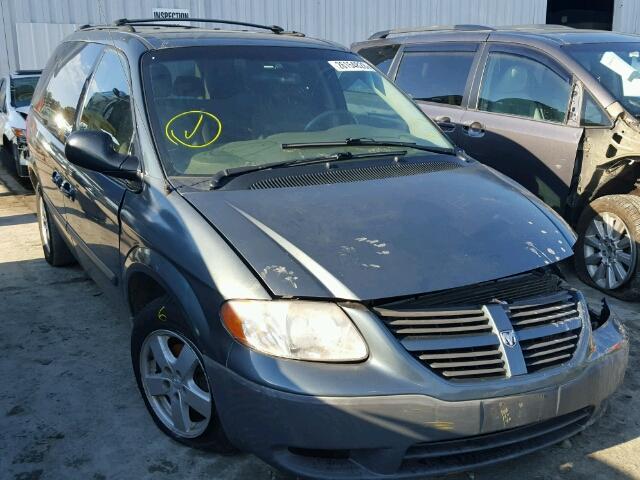 1D4GP45R56B532949 - 2006 DODGE CARAVAN SX BLUE photo 1