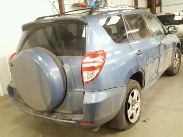 JTMBF33V59D006687 - 2009 TOYOTA RAV4 BLUE photo 4