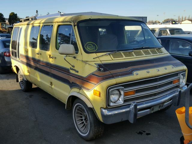 B21BF8X180032 - 1978 DODGE VAN YELLOW photo 1