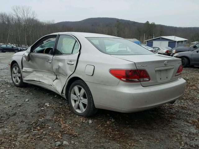 JTHBA30G055129286 - 2005 LEXUS ES 330 GRAY photo 3