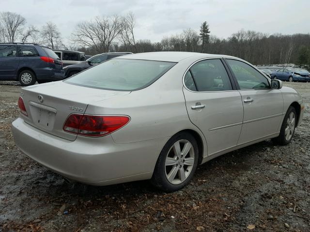 JTHBA30G055129286 - 2005 LEXUS ES 330 GRAY photo 4