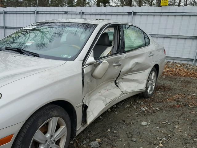 JTHBA30G055129286 - 2005 LEXUS ES 330 GRAY photo 9