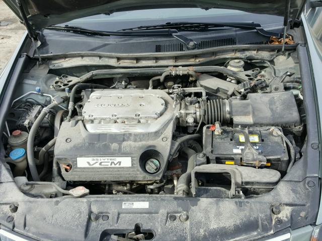 1HGCP368X9A028789 - 2009 HONDA ACCORD EXL GREEN photo 7