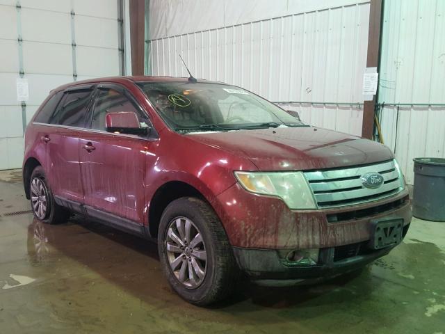 2FMDK49CX8BA38079 - 2008 FORD EDGE LIMIT RED photo 1