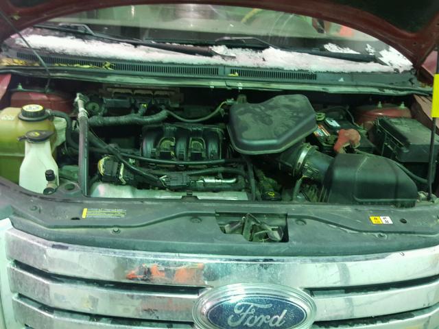 2FMDK49CX8BA38079 - 2008 FORD EDGE LIMIT RED photo 7