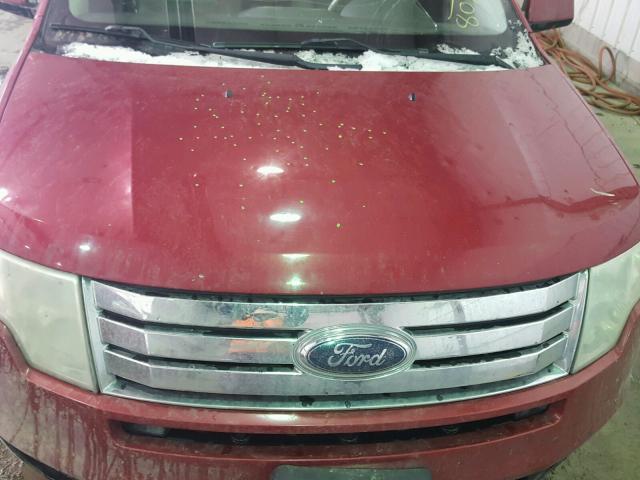 2FMDK49CX8BA38079 - 2008 FORD EDGE LIMIT RED photo 9