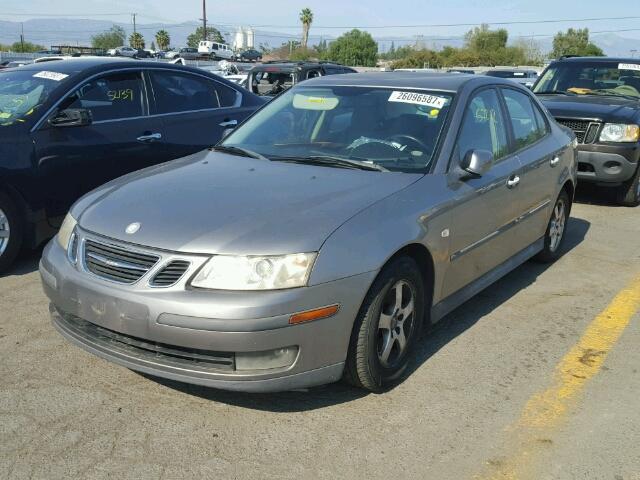 YS3FB49S331043335 - 2003 SAAB 9-3 LINEAR GRAY photo 2