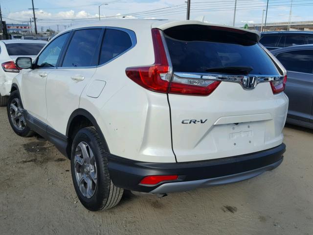 2HKRW1H84HH519914 - 2017 HONDA CR-V EXL WHITE photo 3