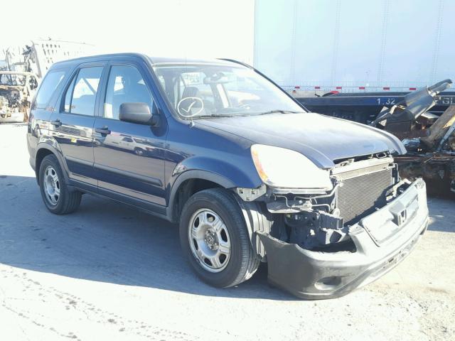 JHLRD68526C012997 - 2006 HONDA CR-V LX BLUE photo 1