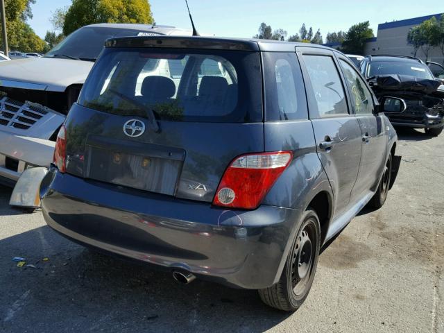 JTKKT624160134293 - 2006 TOYOTA SCION XA CHARCOAL photo 4