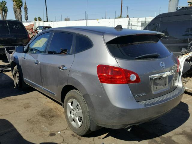 JN8AS5MT5DW512960 - 2013 NISSAN ROGUE S GRAY photo 3