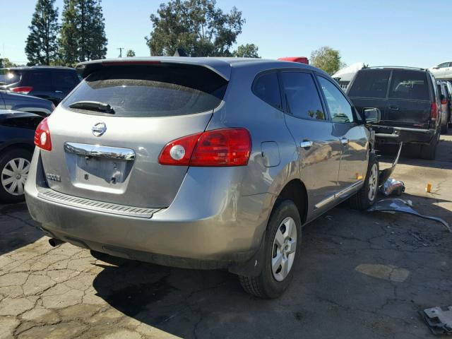 JN8AS5MT5DW512960 - 2013 NISSAN ROGUE S GRAY photo 4