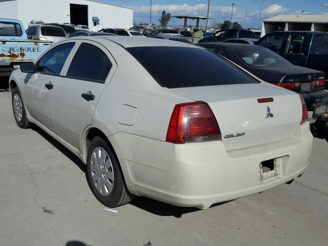 4A3AB26F97E037953 - 2007 MITSUBISHI GALANT DE WHITE photo 3