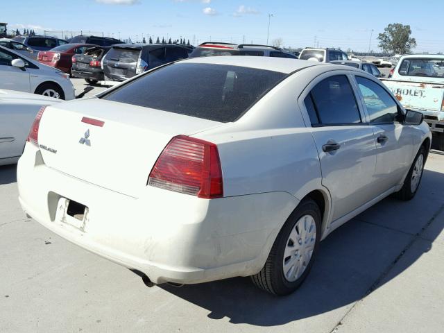 4A3AB26F97E037953 - 2007 MITSUBISHI GALANT DE WHITE photo 4