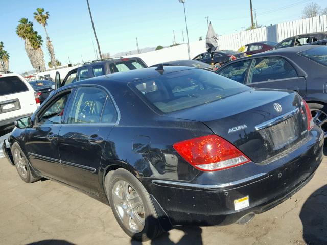 JH4KB16505C012133 - 2005 ACURA RL შავი ფოტო 3