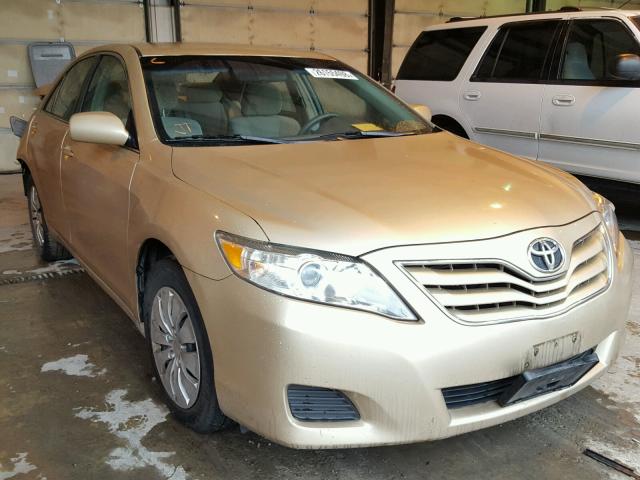 4T4BF3EK3AR005840 - 2010 TOYOTA CAMRY BASE GOLD photo 1