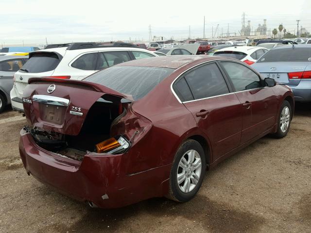 1N4AL2AP2BN431549 - 2011 NISSAN ALTIMA BAS MAROON photo 4