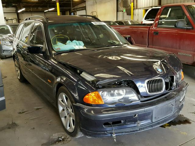 WBAAW33431ET40781 - 2001 BMW 325 IT BLUE photo 1