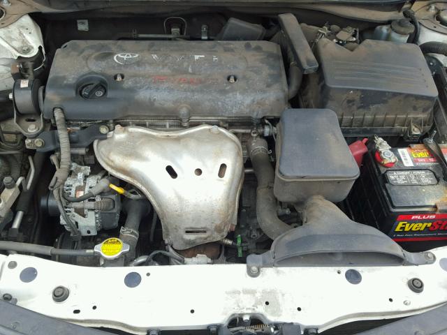 4T1BE46K29U867847 - 2009 TOYOTA CAMRY BASE WHITE photo 7