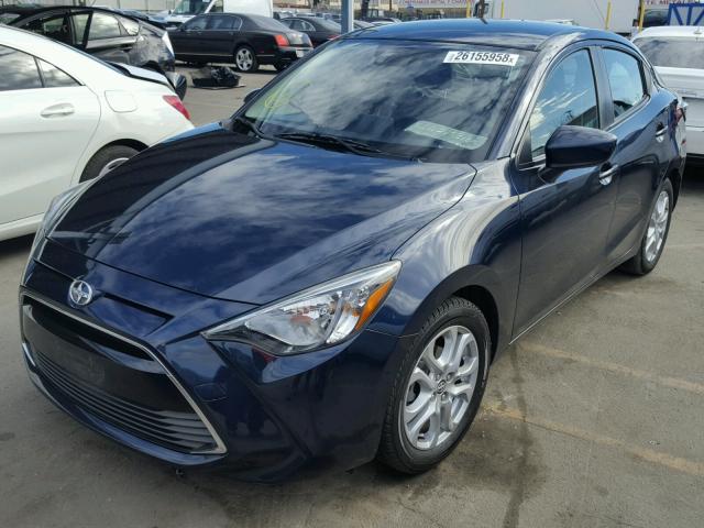 3MYDLBZV1GY110785 - 2016 TOYOTA SCION IA BLUE photo 2