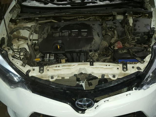 2T1BURHE9FC282347 - 2015 TOYOTA COROLLA L WHITE photo 7