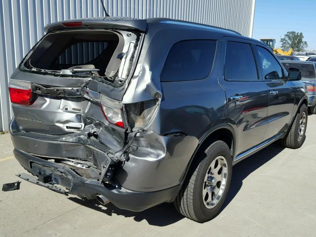 1C4RDHDG8DC559091 - 2013 DODGE DURANGO CR GRAY photo 4