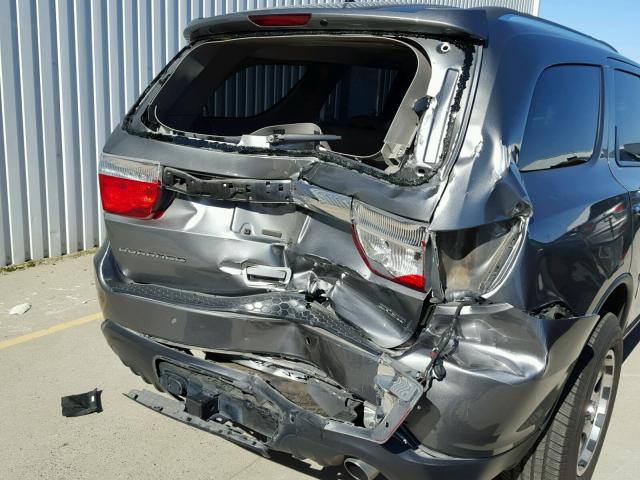 1C4RDHDG8DC559091 - 2013 DODGE DURANGO CR GRAY photo 9