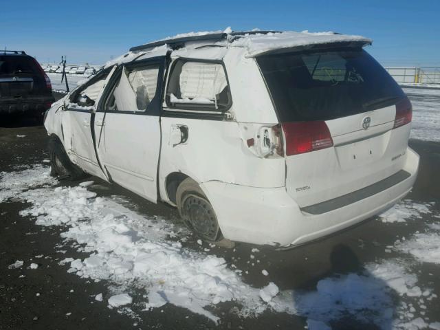 5TDZA23CX4S155096 - 2004 TOYOTA SIENNA CE WHITE photo 3