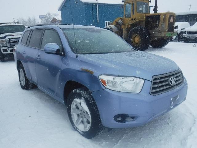 JTEES41A082022994 - 2008 TOYOTA HIGHLANDER BLUE photo 1