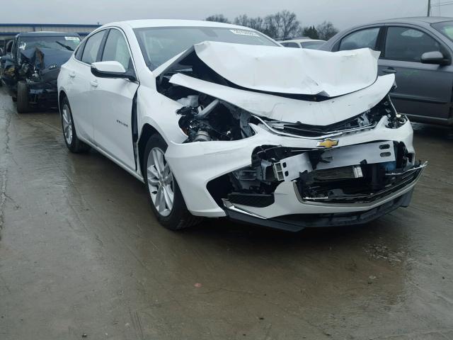 1G1ZD5ST5JF149480 - 2018 CHEVROLET MALIBU LT WHITE photo 1