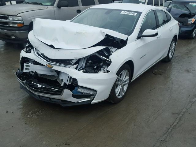 1G1ZD5ST5JF149480 - 2018 CHEVROLET MALIBU LT WHITE photo 2